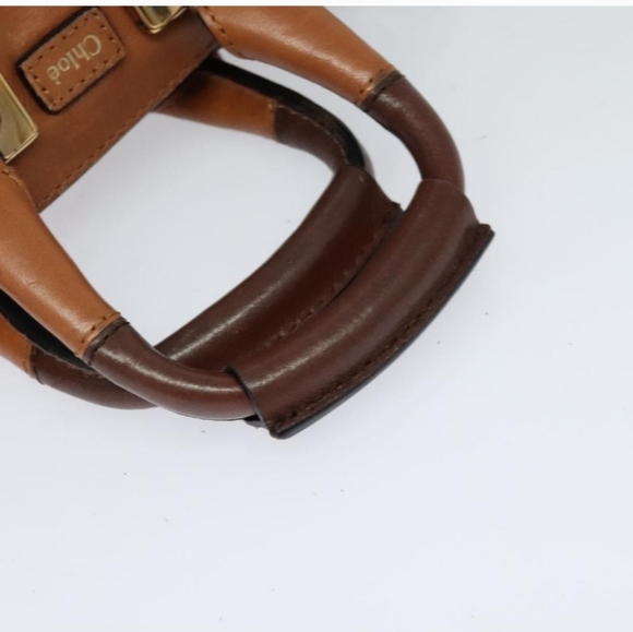 Brown Leather Chloe Bag With Shoulder Strap - Picture 7 of 13